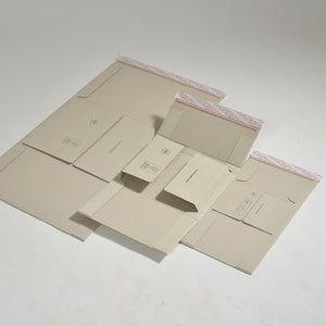 Nachhaltige Buchverpackungen "VarioFix Green" aus Graspapier in verschiedenen Formaten